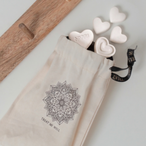 Little Hearts Ceramic 12 pieces – Baby Powder