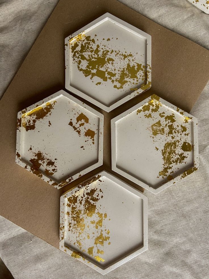 Hexagon Tray Baby Powder – Κεραμικός Εξάγωνος Δίσκος - Image 5