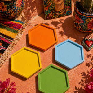 Viva Mexico Tray Set Baby Powder