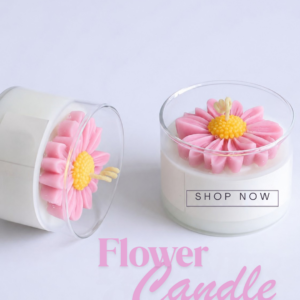 Flower Candle-Treat Me Well Soy